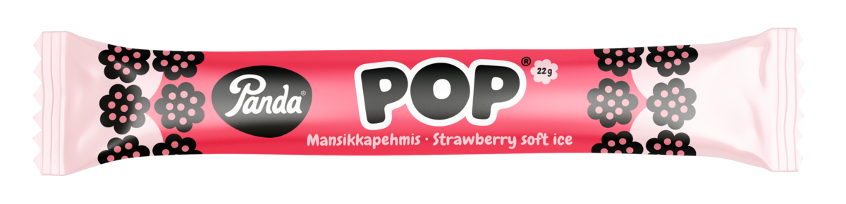 Panda Pop Mansikkapehmis 22 g