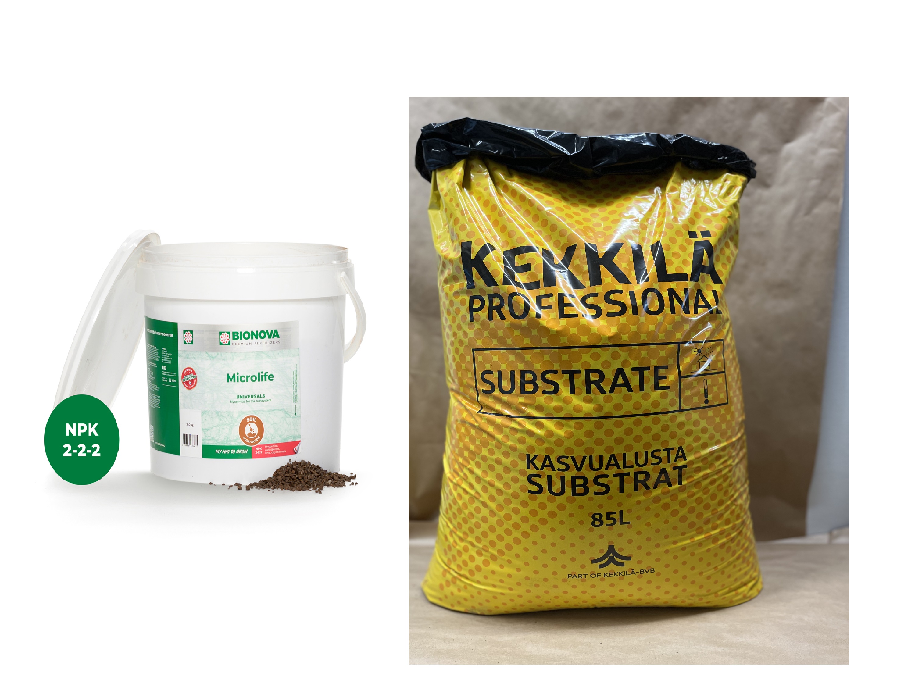 Kasvualusta Professional 85L +  Bionova Microlife 120gr MIXATTU