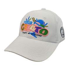Tasty Gelato 420 Strapback Hat - White