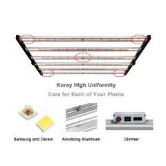 LED-Kasvivalaisin Koray 630W RX-G120 U 2.7